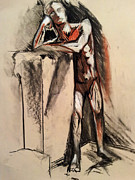 Man 1 Drawing by John Gholson Man 1 Drawing by John Gholson