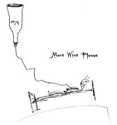 More Wine Please Painting by James Daugherty