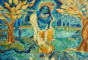 My Krishna is Blue Painting by Ashleigh Dyan Bayer My Krishna is Blue Painting by Ashleigh Dyan Bayer