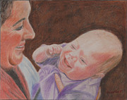 My Mommy Just Cracks Me Up Drawing by Quwatha Valentine