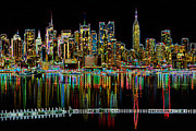 New York City Skyline Morning Twilight II Photograph by Clarence Holmes