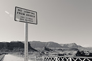 No Jumping from Bridge Photograph by Julie Niemela