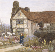 Old Manor House Painting by Helen Allingham