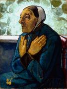Old Peasant Woman Painting by Paula Modersohn-Becker