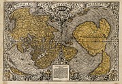 Oronce Fine's World Map, 1531 Photograph by Science Photo Library