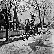 Paul Revere, Midnight Ride, April 18th Photograph by Photo Researchers Paul Revere, Midnight Ride, April 18th Photograph by Photo Researchers