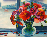 Perfect Poppies Painting by Jeremy Holton