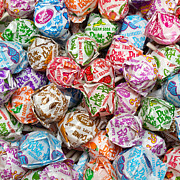 Rainbow Lollipops Square Photograph by Andee Design