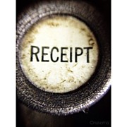 Receipt Photograph by Natasha Marco