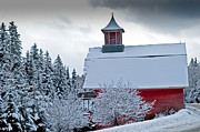 Red Barn Veemont Digital Art by Jim Proctor