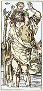 Saint Christopher Carrying Christ Child Photograph by Science Photo Library