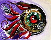 Salvador Dali Octo Fish Painting by J Vincent Scarpace Salvador Dali Octo Fish Painting by J Vincent Scarpace
