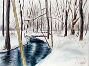 Shawnee Stream 2 Painting by Clara Sue Beym
