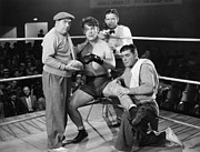 Silent Film Still: Boxing Photograph by Granger