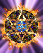 Star Of David Three Photograph by Endre Balogh