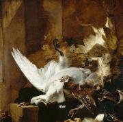 Still life with a dead swan Painting by Jan Weenix Still life with a dead swan Painting by Jan Weenix
