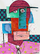 Study For Purple Tie Painting by Teddy Campagna