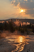 Sunrise Near Yellowstone's Punch Bowl Spring Photograph by Bruce Gourley