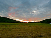 Sunset Over Field Photograph by Azthet Photography