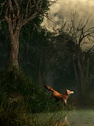 Swamp Fox Digital Art by Daniel Eskridge