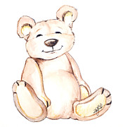 Teddy Painting by Danielle Scott