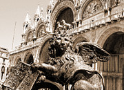 The Lion of Venice in Bronze Photograph by Donna Corless