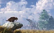 The Paraceratherium Migration Digital Art by Daniel Eskridge