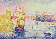 The Port of Marseilles Painting by Henri-Edmond Cross
