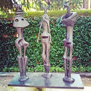 Three Standing Figures By Henry Moore Photograph by Gareth Thompson