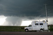 Tornado, Vortex2 Field Command Vehicle Photograph by Science Source