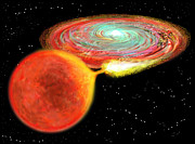 Type Ia supernova Digital Art by Russell Kightley
