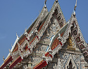 Wat Suan Phlu Ubosot Gable DTHB1132 Photograph by Gerry Gantt