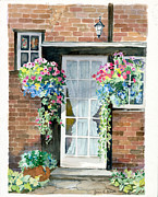 Welcoming Doorway in England Painting by Jean Walker White