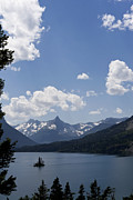Wild Goose Island Floats in St Mary Lake Photograph by Lorraine Devon Wilke