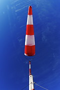 Windsock against blue sky Photograph by Sami Sarkis Photography