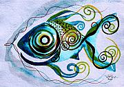 WTFish 006 Painting by J Vincent Scarpace