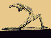 Yoga Number One Digital Art by Eva-Maria Di Bella