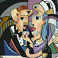 A Cubist Wedding Painting by Anthony Falbo A Cubist Wedding Painting by Anthony Falbo
