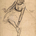Dancer Adjusting Her Slipper by Edgar Degas Dancer Adjusting Her Slipper by Edgar Degas