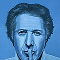 Dustin Hoffman Painting Painting by Paul Meijering Dustin Hoffman Painting Painting by Paul Meijering