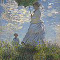 Woman with a Parasol Madame Monet and Her Son Painting by Claude Monet Woman with a Parasol Madame Monet and Her Son Painting by Claude Monet