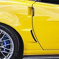 2013 C6 Yellow Chevy Corvette ZR1 X428 by Rich Franco