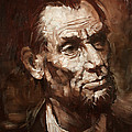 Abraham Lincoln Painting by Ylli Haruni Abraham Lincoln Painting by Ylli Haruni