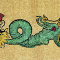 Alchemic Sky Dragon #1 Painting by Granger