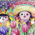 Brings May Flowers Painting by Kandyce Waltensperger Brings May Flowers Painting by Kandyce Waltensperger