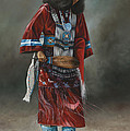 Ceremonial Red Painting by Ricardo Chavez-Mendez Ceremonial Red Painting by Ricardo Chavez-Mendez