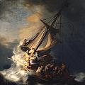 Christ In The Storm On The Sea Of Galilee Painting by Celestial Images Christ In The Storm On The Sea Of Galilee Painting by Celestial Images