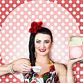 Housework Woman With Washing Machine Soap Powder by Jorgo Photography - Wall Art Gallery Housework Woman With Washing Machine Soap Powder by Jorgo Photography - Wall Art Gallery