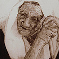 Loneliness Drawing by Quwatha Valentine Loneliness Drawing by Quwatha Valentine