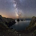Milky Way Over Coastal Rocks #1 Photograph by Science Photo Library